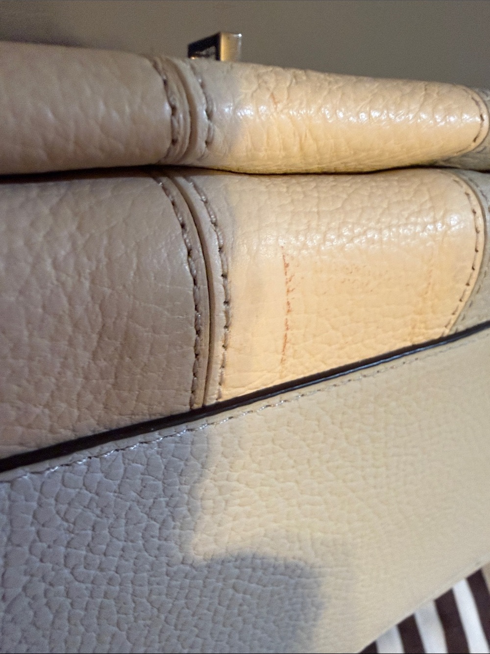 Henri Bendel Rivington tote is crafted from textured cream leather - Picture 15 of 16
